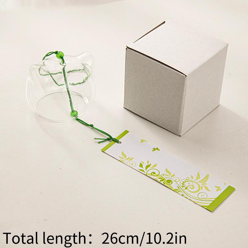 Japanese Wind Chimes Romantic Wind Bells Handmade Glass Hanging Pendants Outdoor Garden Decoration Ornaments Birthday Gifts