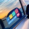Baby In Car On Board Cartoon Car Stickers Vehicles Cute Lovely Like Reflective Decoration For Windshield Window Bumper Trunk