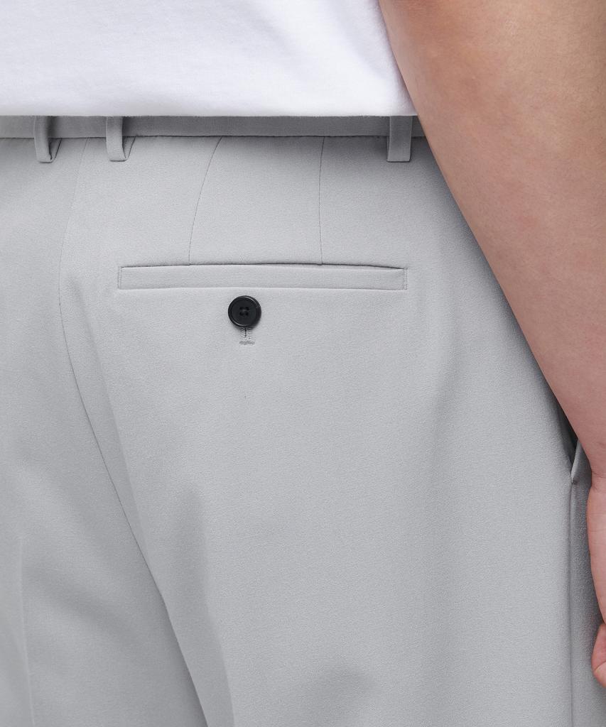 Musinsa Standard Lightweight Wide Hidden Banding Slacks [Light Gray]