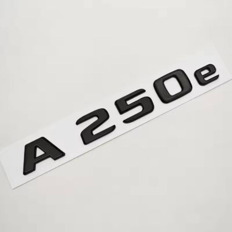 NOWE 3D ABS Litery Logo Samochodu A250e Odznaka Naklejka Emblemat Tylnej Klapy Naklejki Dla Mercedes Benz A250e W177 Akcesoria do Oznaczeń Tylnych