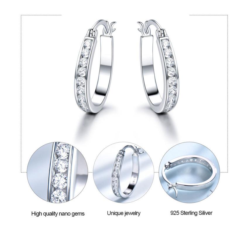 Gica Gema New Jewelry S925 Sterling Silve Personalized Classic Stud Earrings For Women Fine High Grade Jewelry Gift To Valentine's