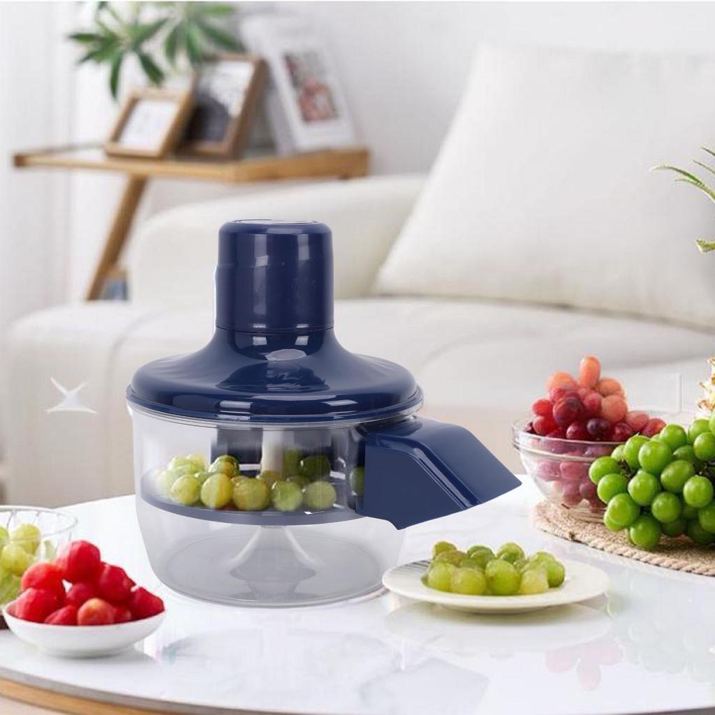 Sbucciatore Automatico per Uva 50W Macchina Elettrica per Sbucciare l'Uva 1300mAh Sbucciatore di Frutta Ricaricabile per Cucina di Casa