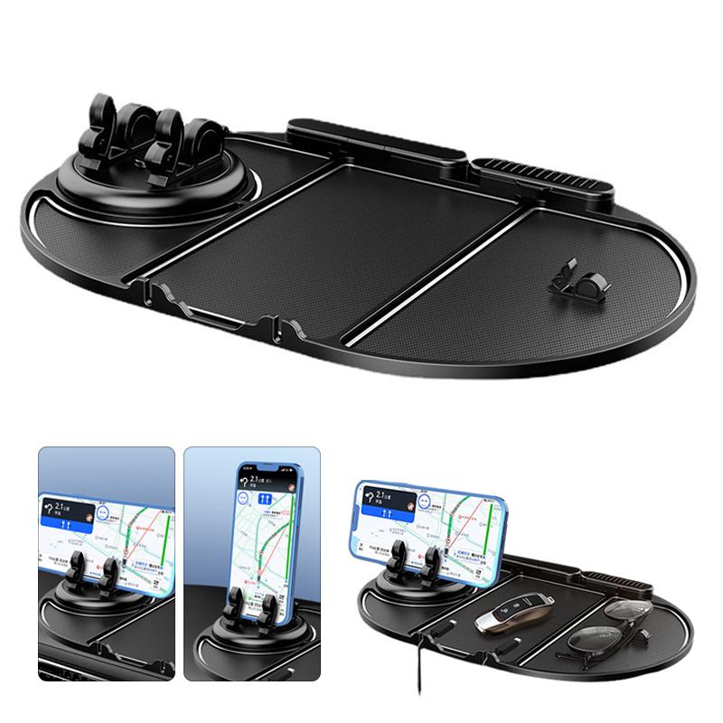 Multi-Functional Car Black Anti Slip Mat Auto Phone Holder Sticky Anti Slide Dash Silicone Mount  Men Luxury Car Accessories