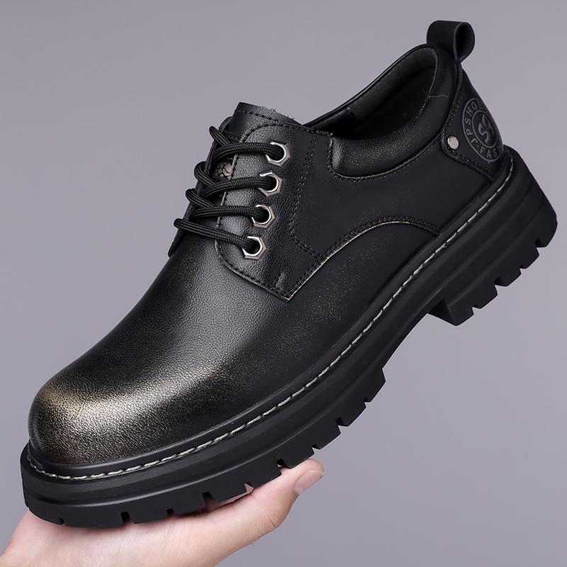 Fashion Sneakers Mens Dress Shoes Retro Male Leather Business Male Baroque Shoes Casual Outdoor Mens Oxford Footwear