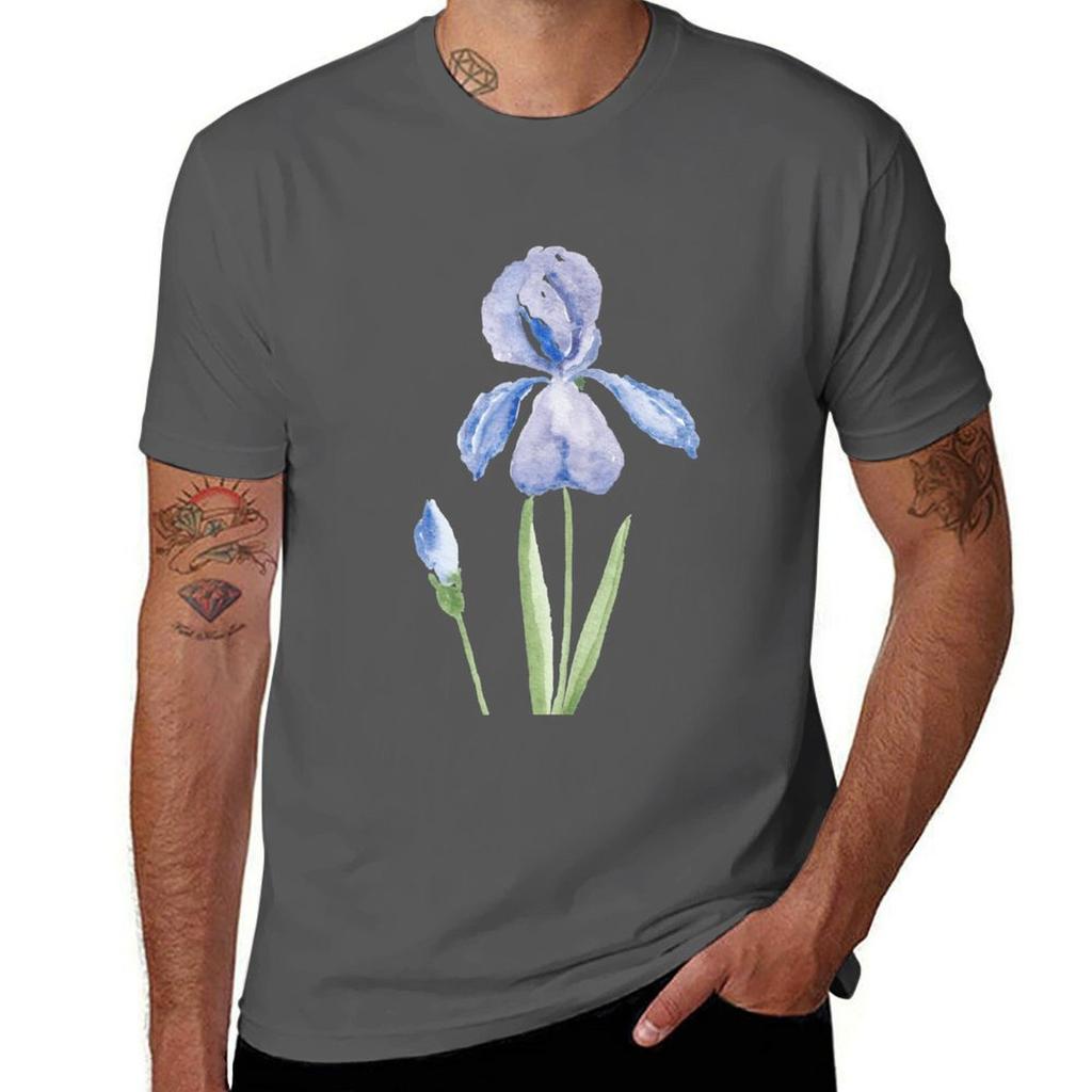 Iris Or Love Tshirt Basic Simple Design Short Sleeve Shirt