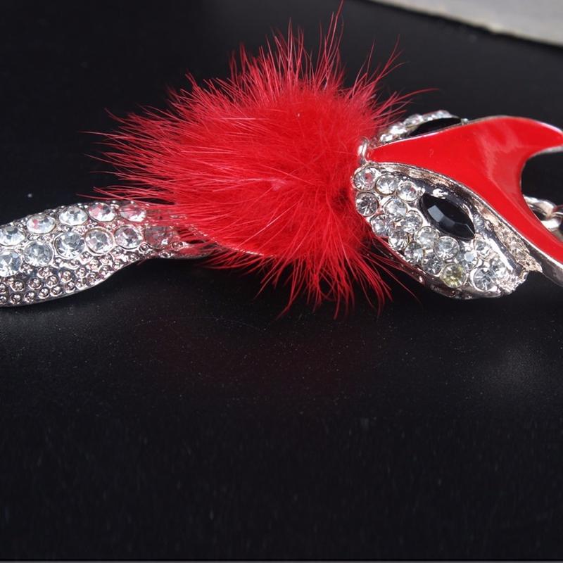 Collane Ciondoli Collana con Cristalli Vivaci, Fascino Elegante e Adorabile, Pelliccia di Volpe per Donne