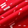 FILA Fusion Logo All Over Print Casual Round Neck Loose Long Sleeve Sweater Women sweater Pomegranate-Red T11W243406FRD