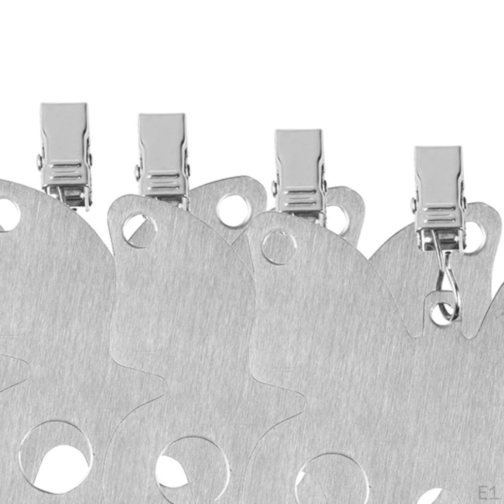 4 Clip with Pendants Drop Tablecloth Weights Picnic Covers