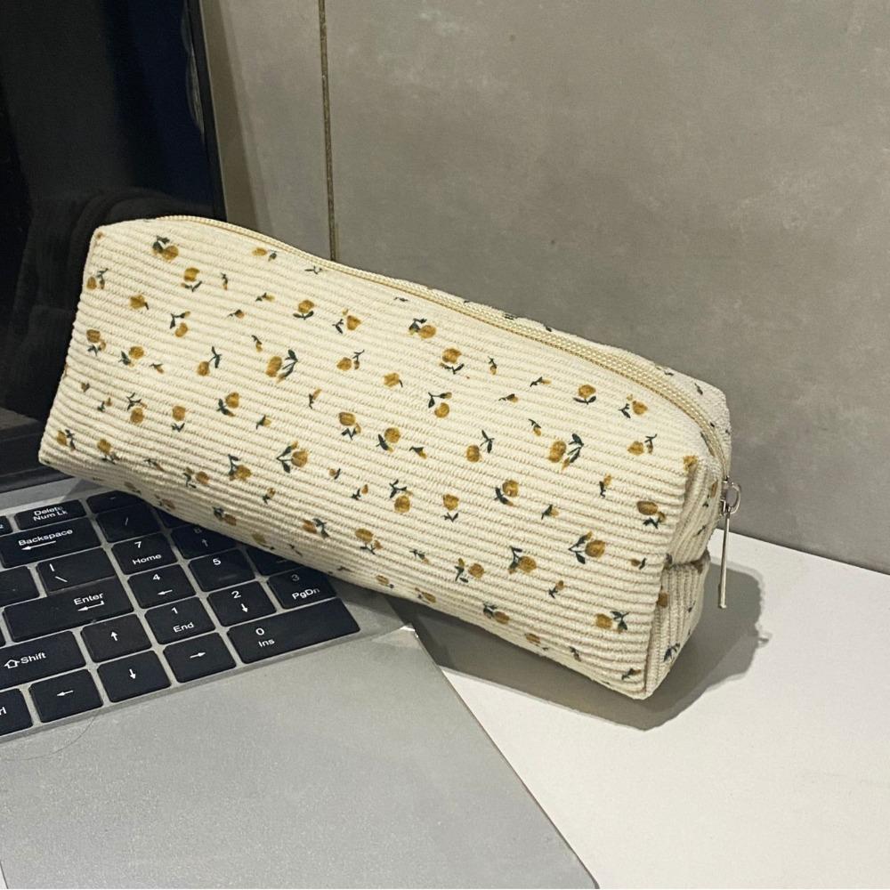 

Large Capacity Makeup Bag Solid Color Pencil Case Gift Toiletry Bag School Supplies 1