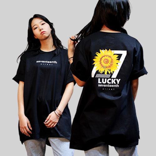 Seventeens Lucky Seventeens Oversized Short Sleeve Round Neck (Black - Free) Reference