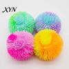 Soft Squeeze Toy Stress Relief Fuzz Ball Toy, TPR Fuzzy Fidget Reusable Anxiety Relieving Office Desk for Focus Aid, Hand Relaxation