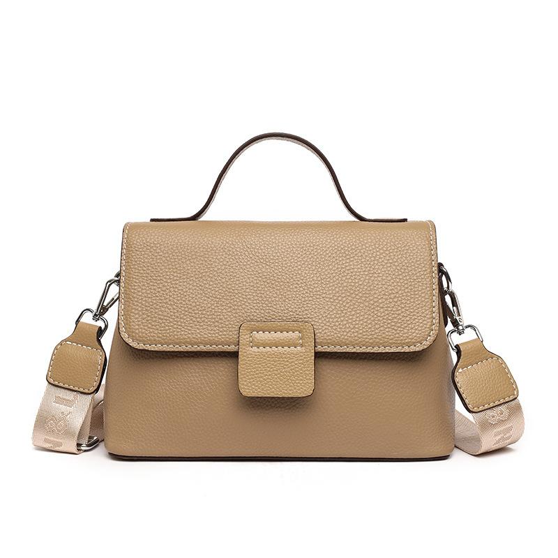 

Кожаная женская сумка-сумка новая мода универсальная сумка через плечо-мессенджер первого слоя коровья кожа сумка с характером хаки