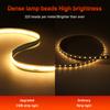 USB 5V COB LED Strip Light 8mm Flexible LED Tape 320LEDs High Density Linear Lighting with Adhesive Tape Cabinet TV Backlight