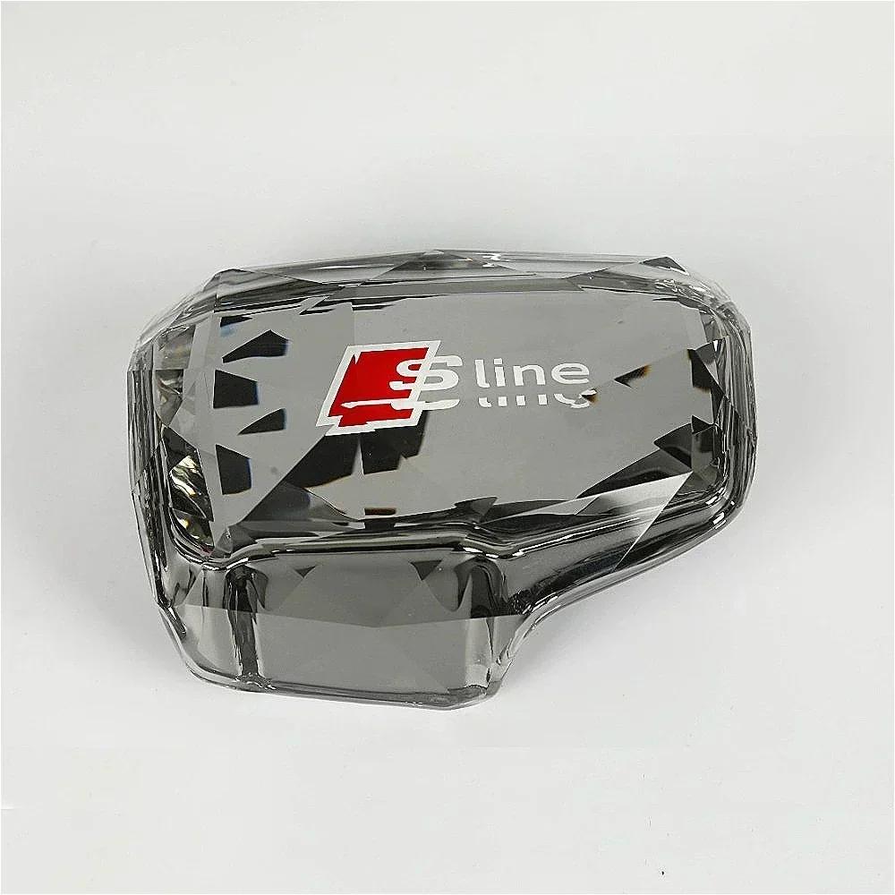 For Audi A5 Hub Caps Hot For Audi Right Drive RHD Crystal Gear Shift Knob Lever Handle Head Cover for Audi S4 S5 Q7 A4 Q5 RS4 RS5 A5