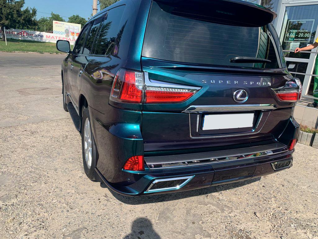 

TRD rear diffuser (2016-2022) Black color for Lexus LX570/450d