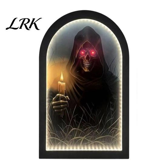 LED spogulis Hallowēna ballītei, Spīdošs spoku