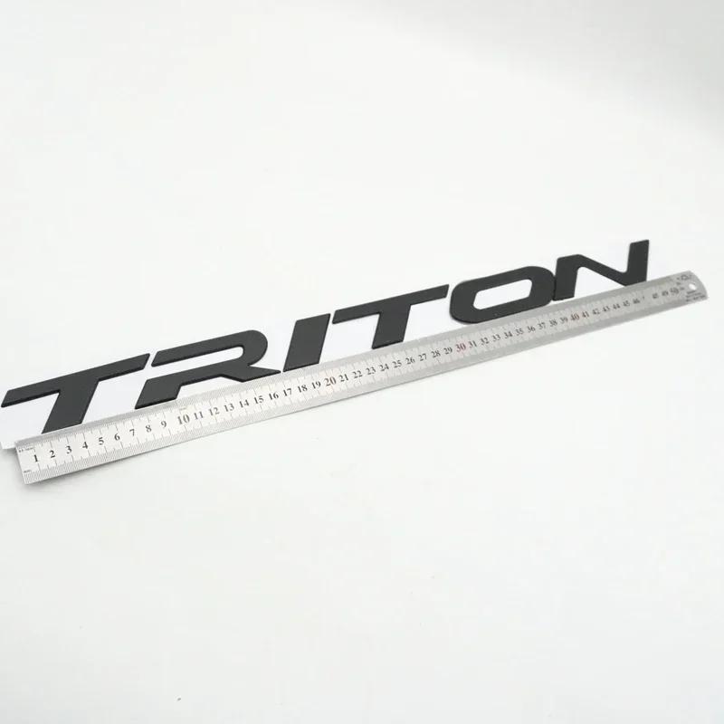 For L200 Triton 4x2 4x4 2015-2019 Red Front Grill Logo Emblem Sticker