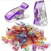 New 50 PCS Colorful Multipurpose Sewing Clips Set Plastic For Crocheting Knitting Clothing Paper Binding Assorted Pack
