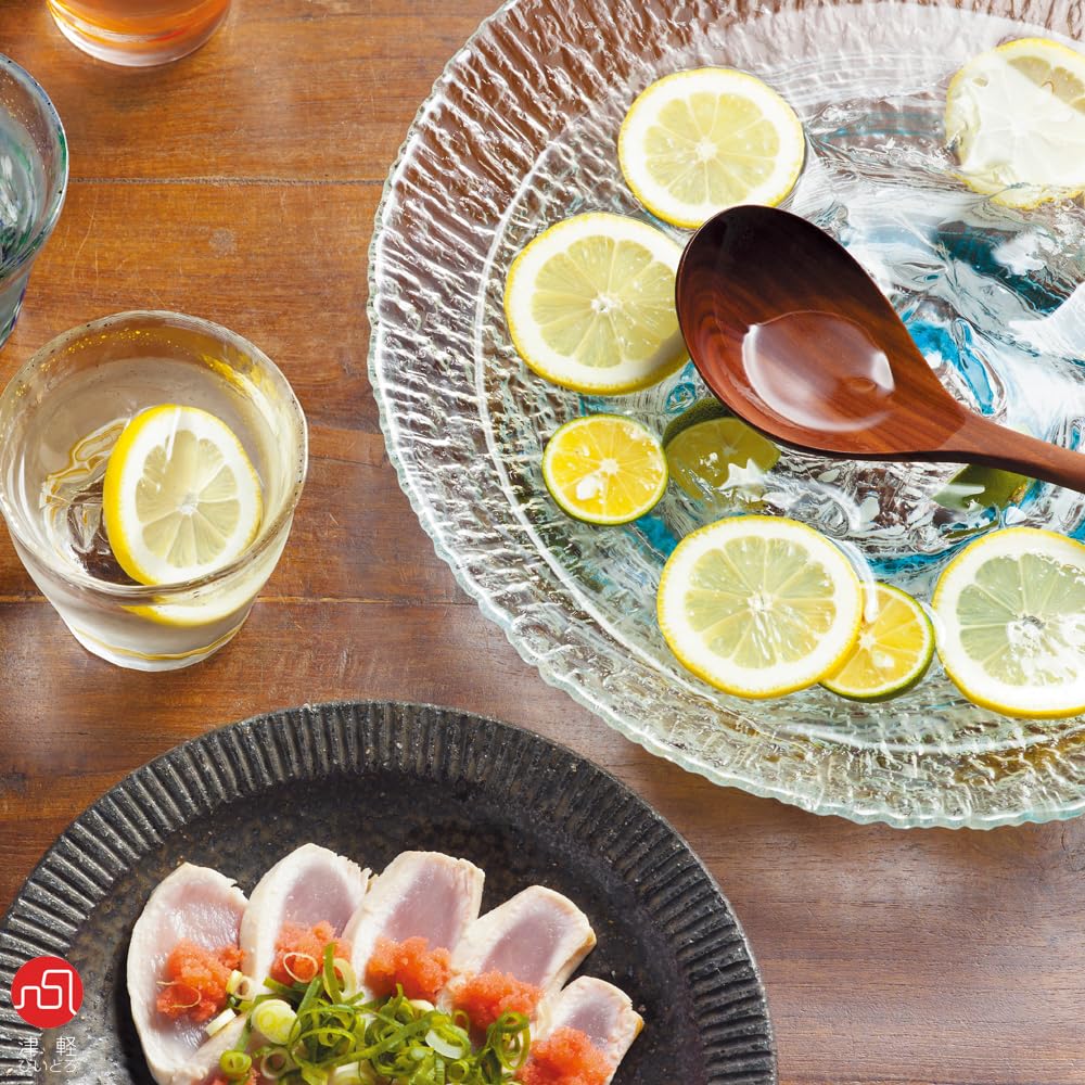 ADERIA Tsugaru Vidro váza na vodu s vířivkou vyrobená v Japonsku, květinová základna, stylová skleněná váza, váza se sušenými květinami, ikebana, dárek k nastěhování
