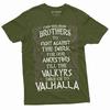 Herren Viking T-Shirt Wikinger Krieger Shirt Steh deinen Mann / Steh deinen Grund Geschenk T-Shirt Unisex T-Shirt