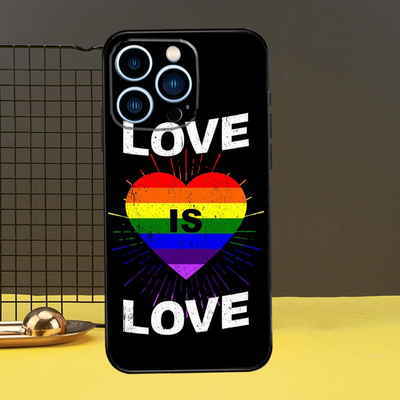 Gay Pride Flag LGBT Case For iPhone 16 15 14 13 12 11 Pro Max X XR XS 7 8 Plus 12 13 Mini Bumper Cover