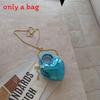 Acrylic Heart Shape Womens Chain Shoulder Bag With Magnetic Closure For Daily Use
