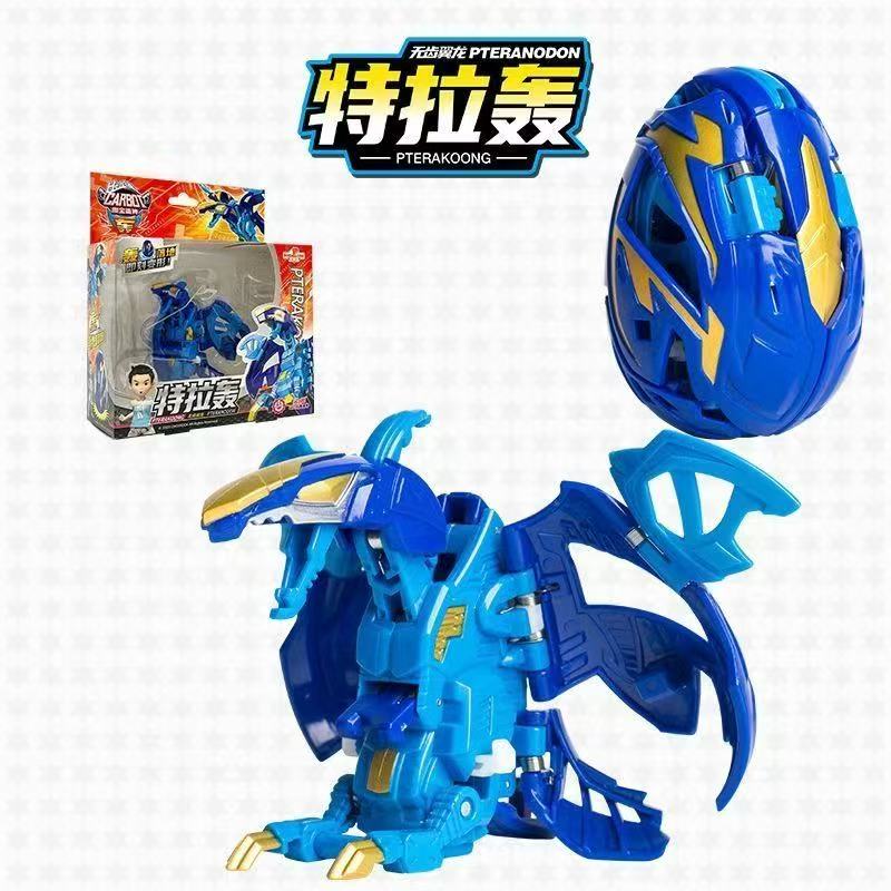 

Креативная аниме-игрушка-деформация Hello Carbot Яйцо Автоматическая трансформация Яйцо динозавра Робот для мальчиков Тираннозавр Птеродактиль Игрушки NO Original Box