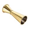 2pcs 304 Stainless Steel Cocktail Shaker Double Sided Bar Measuring Cup Premium Double Jigger  Bar