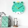 Wozoom Cartoon Silent Wall Clock - Creative, Cute Art for Bedroom Decor