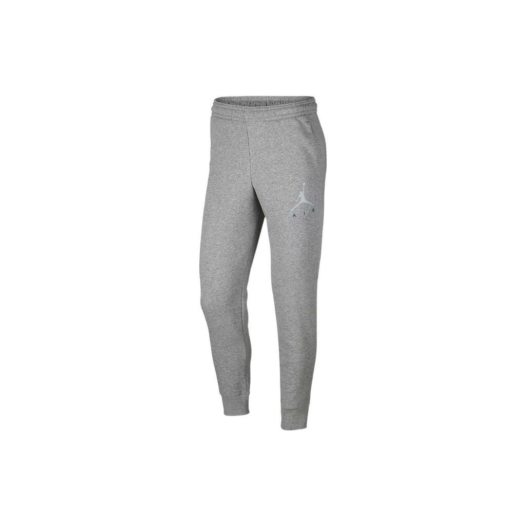 Air Jordan Logo Fleece Sweatpants Men Bottoms Gray 942778-092