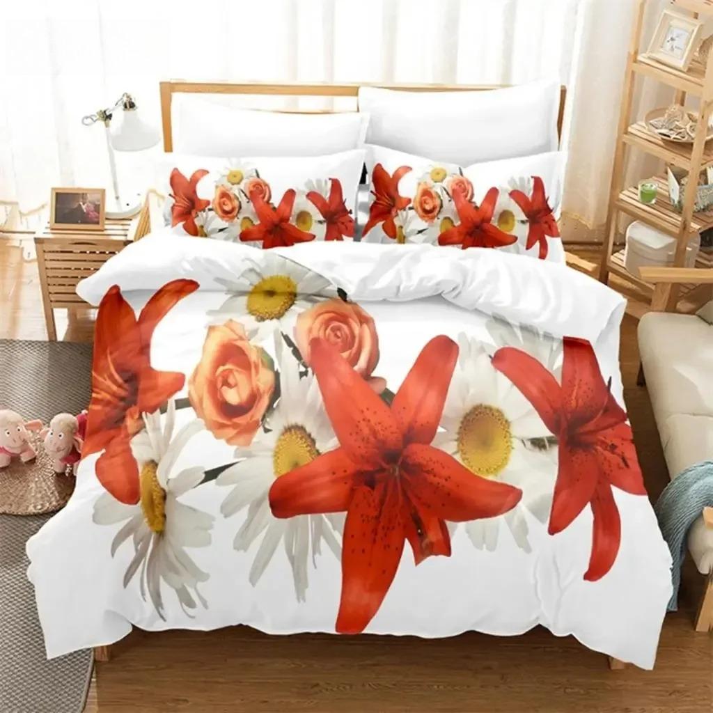 

Rose Pink Lovers Queen Bedding Set Duvet Cover Kids Bedroom Bed Set Comforter Cover Set King Size Duvet Cover EU single(135x200cm)