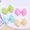 Multicolor Cartoon Bow Resin Jewelry & Shoe Clip DIY Accessories