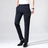 Shanshan Men's Business Casual Straight-Leg Silk Blend Pants