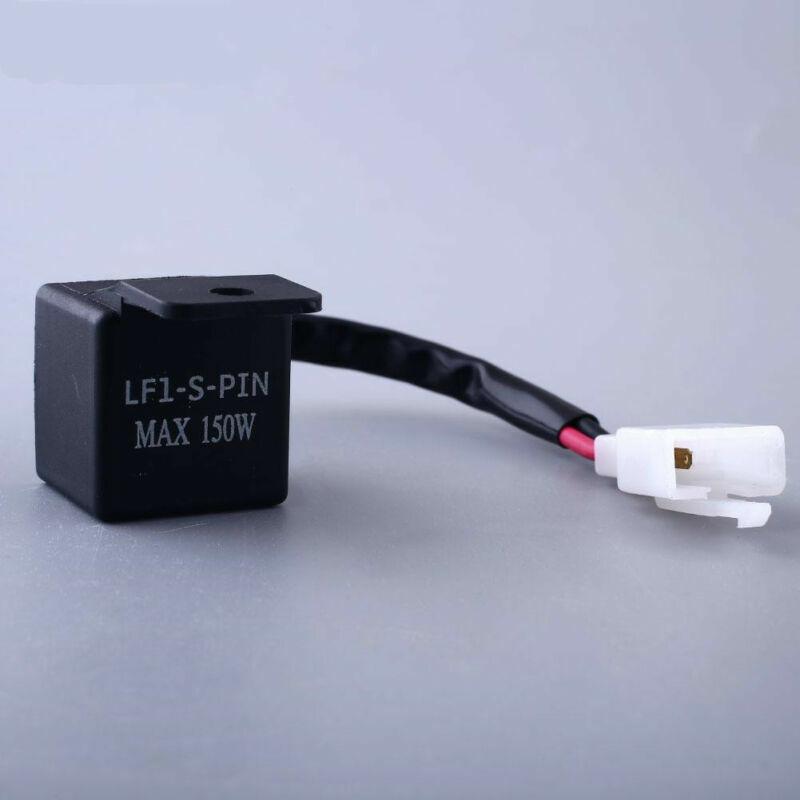 Releu Electronic LED cu 2 Pini Fix pentru Semnalizatoare Motocicletă Hiper Flash