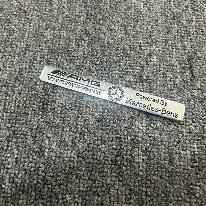 

Aluminum Car Badge Sticker Accessories For Mercedes Benz AMG Brabus Maybach Smart W204 GLC CLA GLK W205 W203 W206 W108 W124 W126