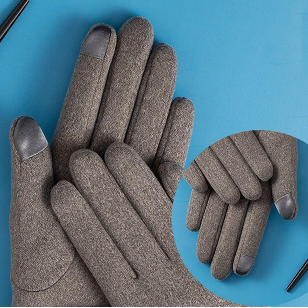 Thick Winter Thermal Gloves Keep Warm Female Driving Glove  Gloves  Youth Student