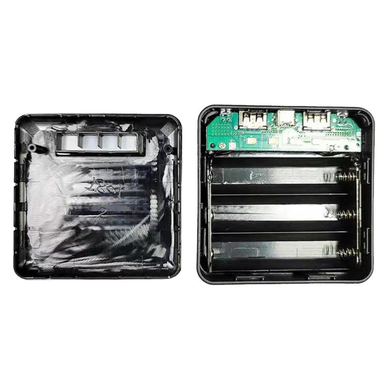 DIY 3x18650 Battery Cases Quick Charge Outer Plastic Shells Power Bank Shells Portable External Boxes Without Battery