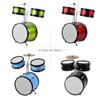 Kids Children Junior Beginners 3 Piece Drum Set Drums Kit Percussion Musical Instrument with Cymbal Drumsticks