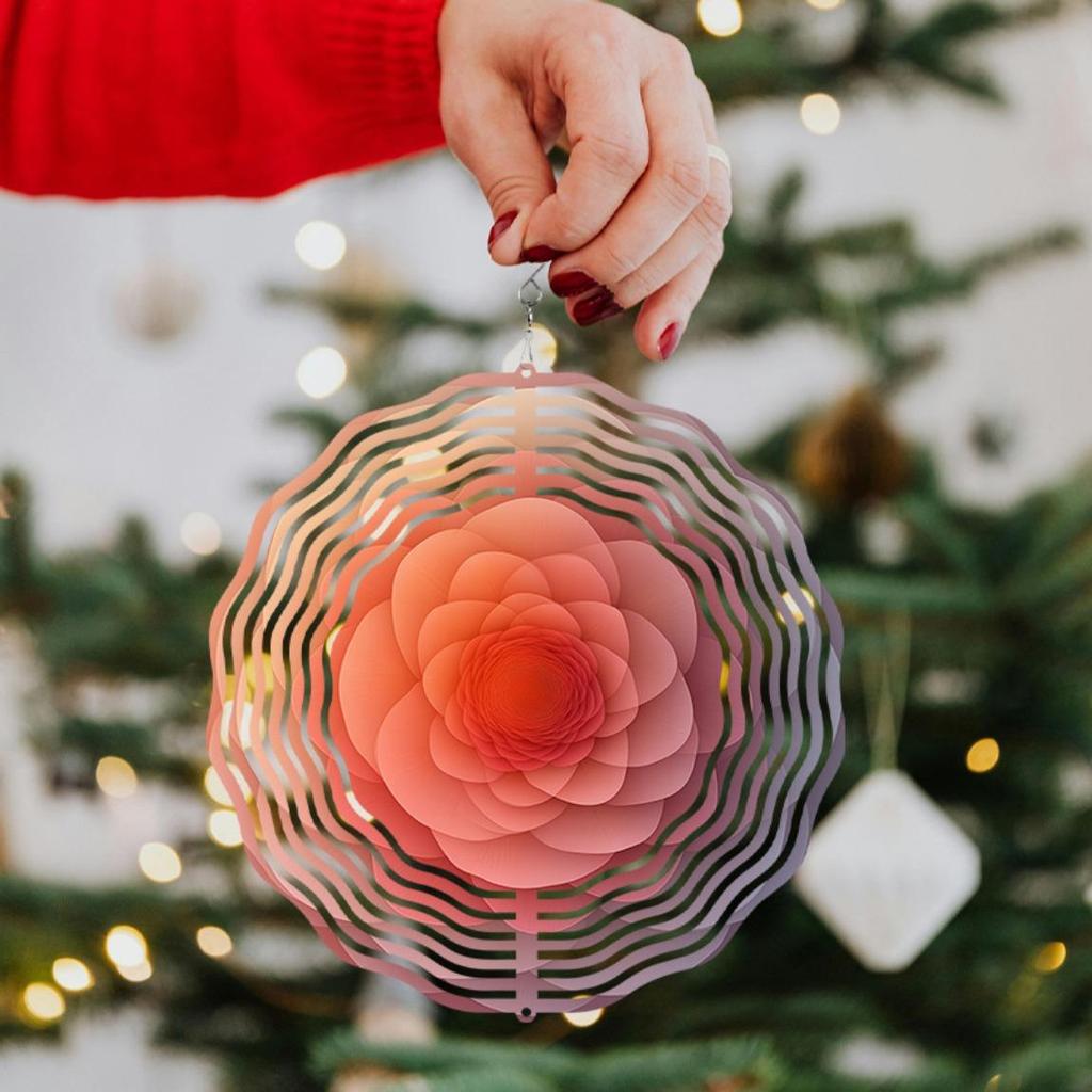 1pc 10-Inch Hanging Wind Chime, Outdoor Wind Chime Design Elegant, with 360° Rotating Hook, Suitable for Spring, Summer