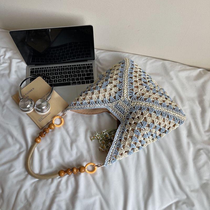 

Универсальные плетеные сумки из соломы ручной работы - Идеально подходят для пляжа и отдыха