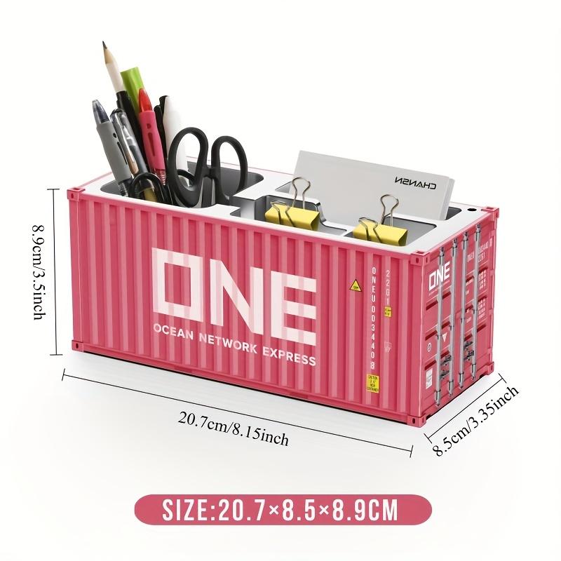 Customizing Multifunctional Desktop Pen Container Shipping Container Desk Pen Holder