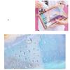 Borsa cosmetica olografica colorata da donna in TPU trasparente per trucco e bellezza