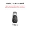 Suede Car Key Case Cover For Baic Beijing X7 Bj40 Senova D50 D70 X55 X65 Eu5 Eu7 Car Key Protector Keychain Accessories