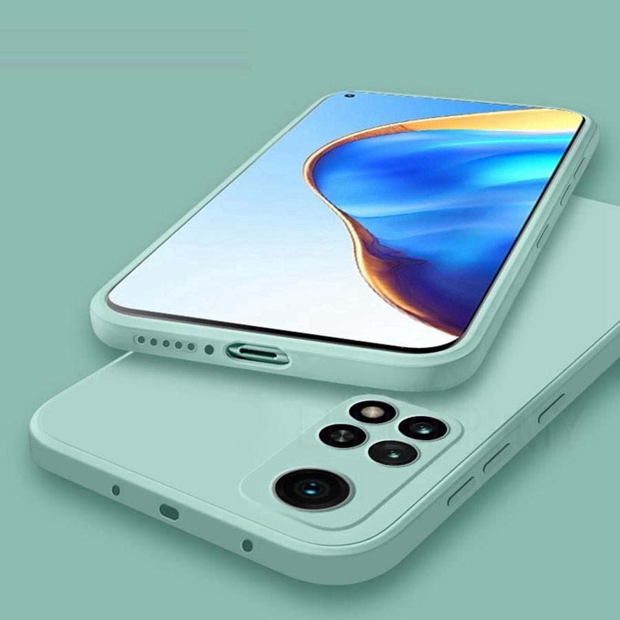 Square Liquid Silicone Soft Case For Xiaomi Redmi Poco Samsung Galaxy A21S A31 A51 A71 iPhone 16 7 8 11 12 13 14 15 16E Full Covers Protection Cover