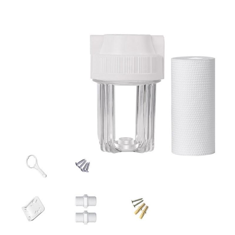 Bouteille Filtre Machine à Boire Robinet Eau Préfiltre Épaisse 5 pouces Transparente Bouteille Filtre Accessoires Purificateurs d'Eau