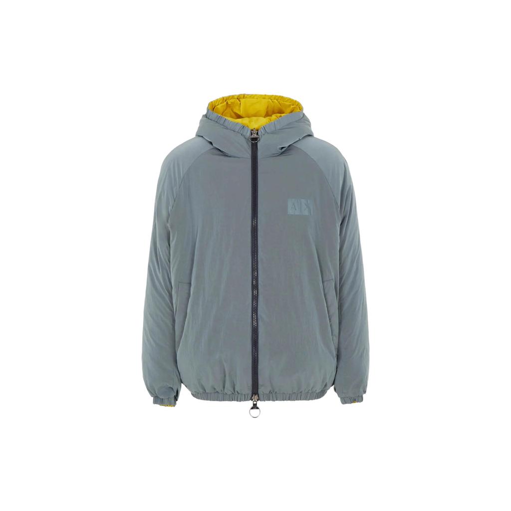 Armani Exchange AE Logo Printed Casual Hooded Cotton Jacket Men jackets Multicolor 6RZB43-ZNXXZ-29BE