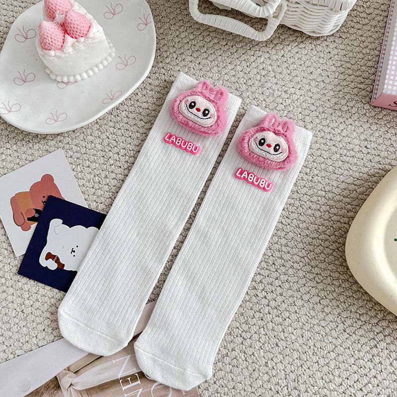 Socks For Children'S Girls Anime Kawaii Kawaii Style Mid-Tube Trendy Student Socks