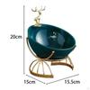 Deer Desk Storage Tray Statue Figurine for Bedroom Office Countertop