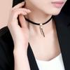 Sexy tassel choker necklace women's trendy short collarbone chain simple neck jewelry neck strap