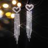Temperament Luxury Shiny Diamond Love Earrings